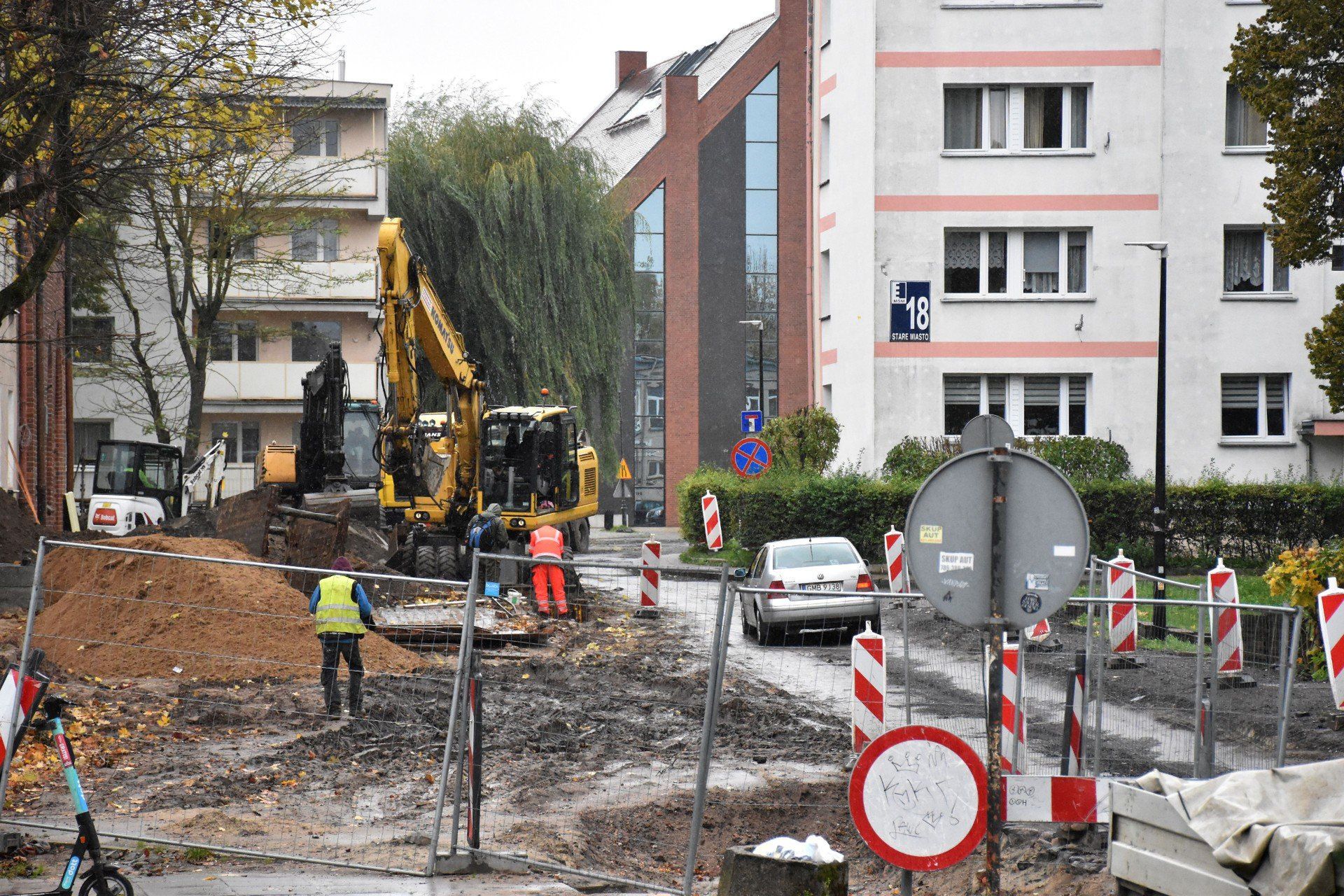 Przebudowa ulicy Stare Miasto w Malborku