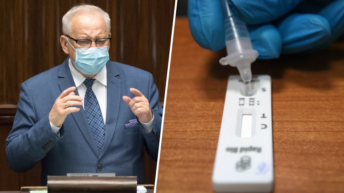 PiS tłumaczy, że ustawa covidowa ma motywować do tego, by się testować.