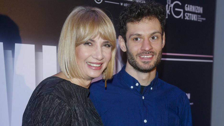 Grażyna Wolszczak ma dobre relacje z synem Filipem Sikorą