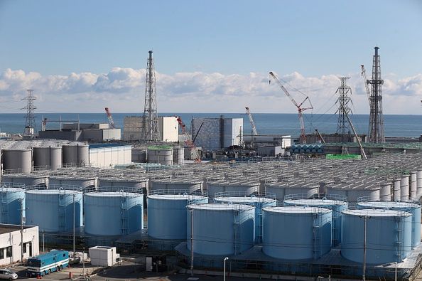 Zbiorniki z wodą w Fukushimie