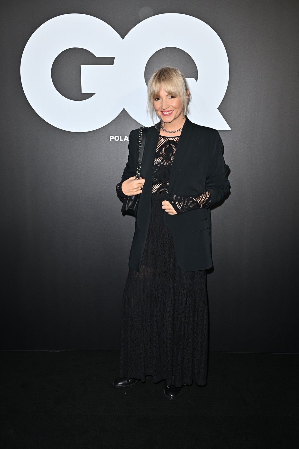 Dorota Szelągowska na ściance eventu "GQ"