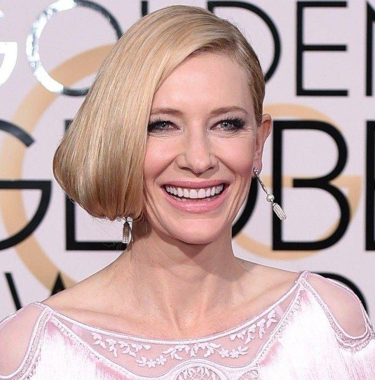 Biżuteria: Tiffany & Co. Kreacja: Givenchy. Cate Blanchett, Złote Globy 2016 (fot. East News)