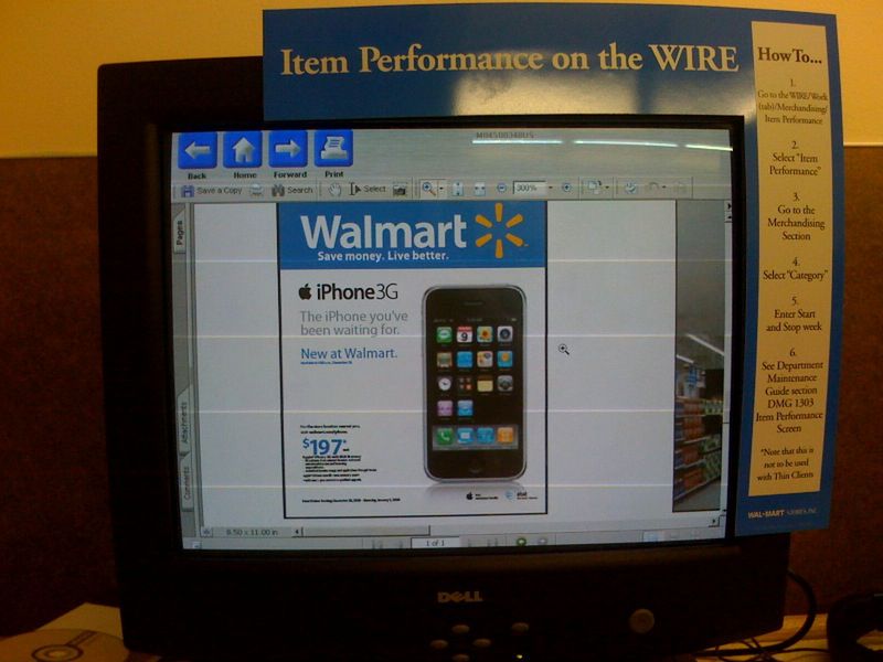 Wal-Mart będzie sprzedawał jednak iPhone'a 3G, 8GB za $197