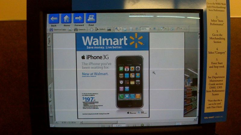 Wal-Mart będzie sprzedawał jednak iPhone'a 3G, 8GB za $197 1