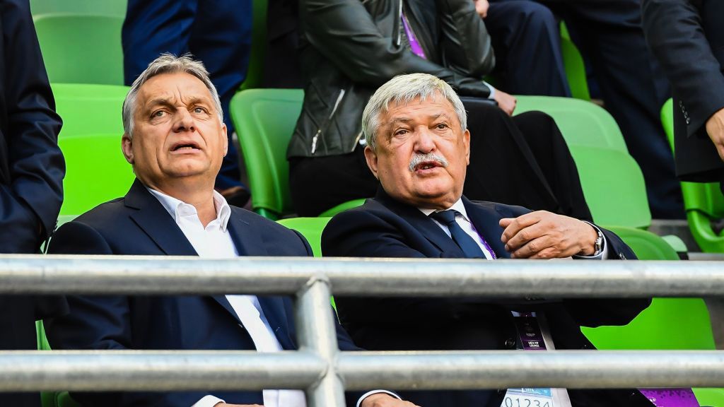 Na zdjęciu od lewej: Viktor Orban i Sandor Csany