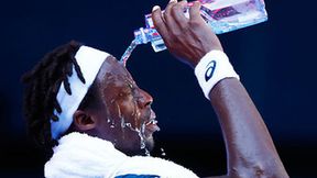 AO: tenisiści walczą z upałem. Mordęga Gaela Monfilsa (galeria)