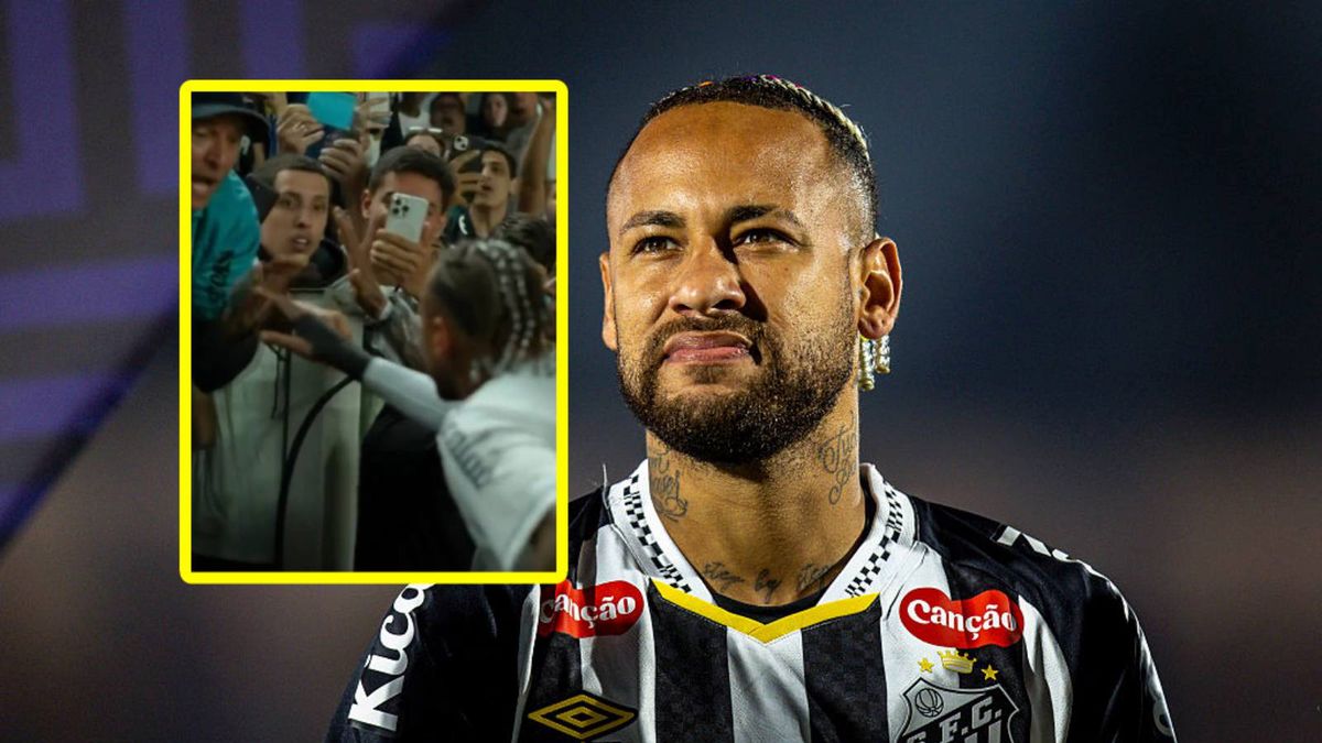 Getty Images / Rapha Marques / ge/X / Neymar / spięcie z kibicem