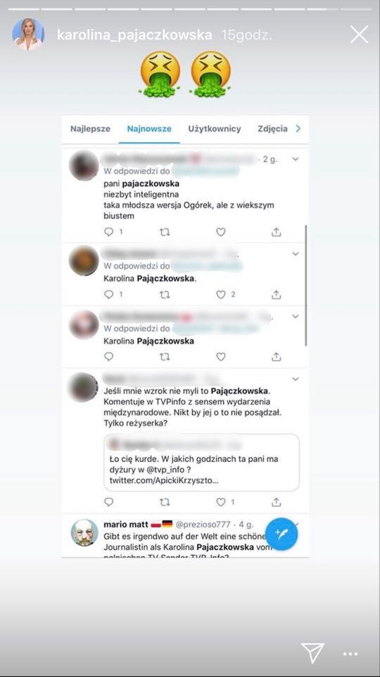 Dziennikarka TVP Info oburzona seksistowskimi komentarzami