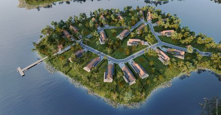 Zaprojektowali osiedle na mazurskiej wyspie. Oto jak wygląda