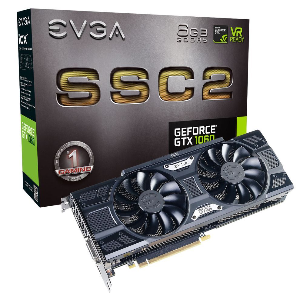 EVGA GeForce GTX 1060 SSC2 6GB iCX
