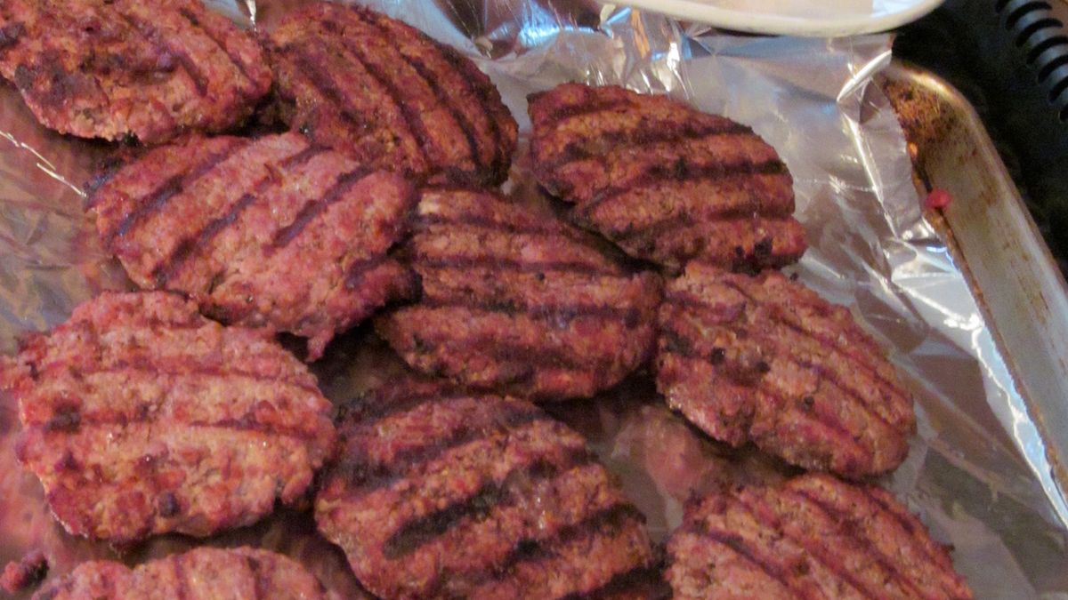 Opiekana mielona jagnięcina