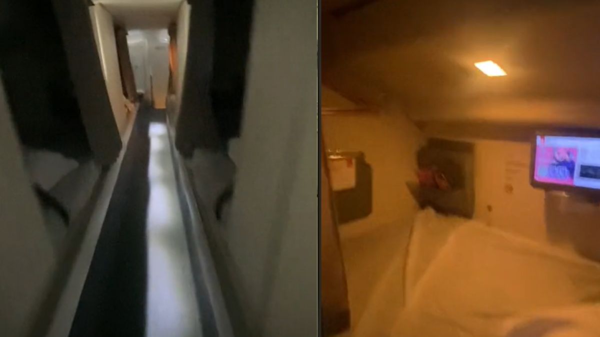 Pokazał tajemnicze wnętrze samolotu