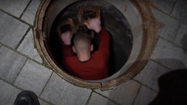 Screeny usuniętego już nagrania Kamerzysty