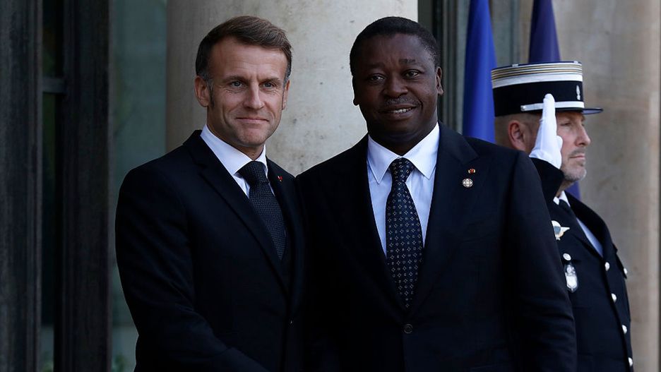 President Macron Receives Counterparts At The Paris Peace Forum
PARIS, FRANCE - OCTOBER 30: France's President Emmanuel Macron welcomes Togo's President of the Council of the Ministers Faure Gnassingbe as he arrives to attend a meeting with the Democratic Republic of the Congo's President at The Elysee Presidential Palace in   the sidelines of the Paris Peace Forum. at Elysee Palace on October 30, 2025 in Paris, France. (Photo by Antoine Gyori - Corbis/Corbis via Getty Images)
Antoine Gyori - Corbis