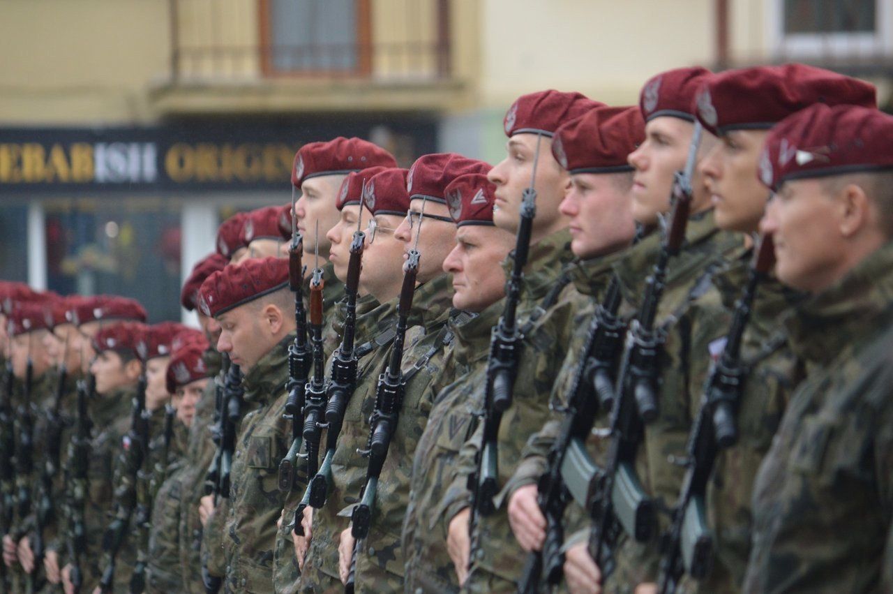 Przed rokiem uroczysta przysięga wojskowa odbyła się w Bełchatowie