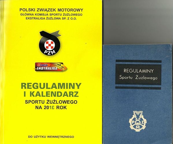 Porównanie wielkości Regulaminów Sportu Żużlowego na sezon 1968 i 2013.