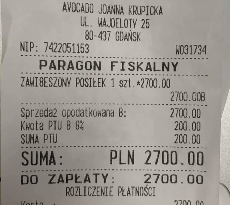 Pamiętacie "zawieszoną kawę"? Tajemniczy klient w Gdańsku zawiesił posiłki za ponad 3 tys. zł