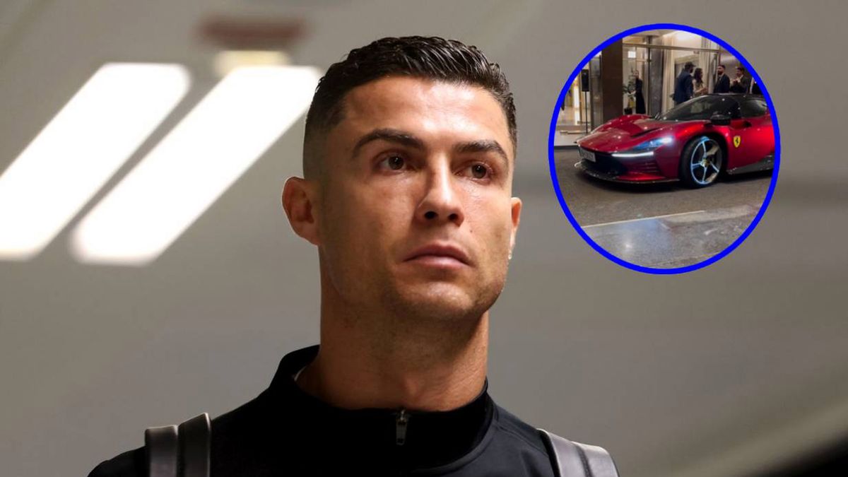 Cristiano Ronaldo i jego Ferrari