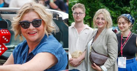Małgorzata Ostrowska-Królikowska u boku córki i syna tryska radością na Festiwalu im. Pawła Królikowskiego. Antek nie dotarł... (ZDJĘCIA)