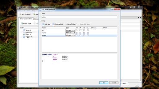 Database Browser for SQLite