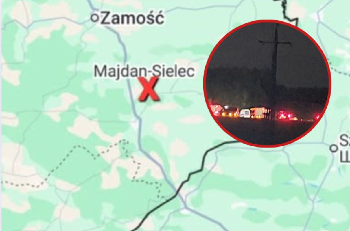 Dron rozbił się na Lubelszczyźnie. Starosta mówi o obawach