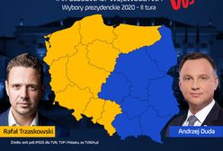 Wyniki wyborów 2020. Polska ponownie podzielona