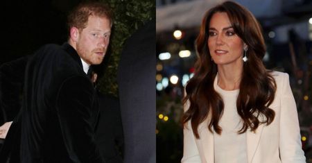 Książę Harry odbiera nagrodę z rąk Travolty, słowem nie wspominając o HOSPITALIZOWANEJ księżnej Kate: "Miałem roczek, kiedy tańczyłeś z moją mamą"