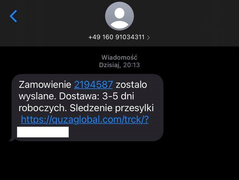 oszustwo sms