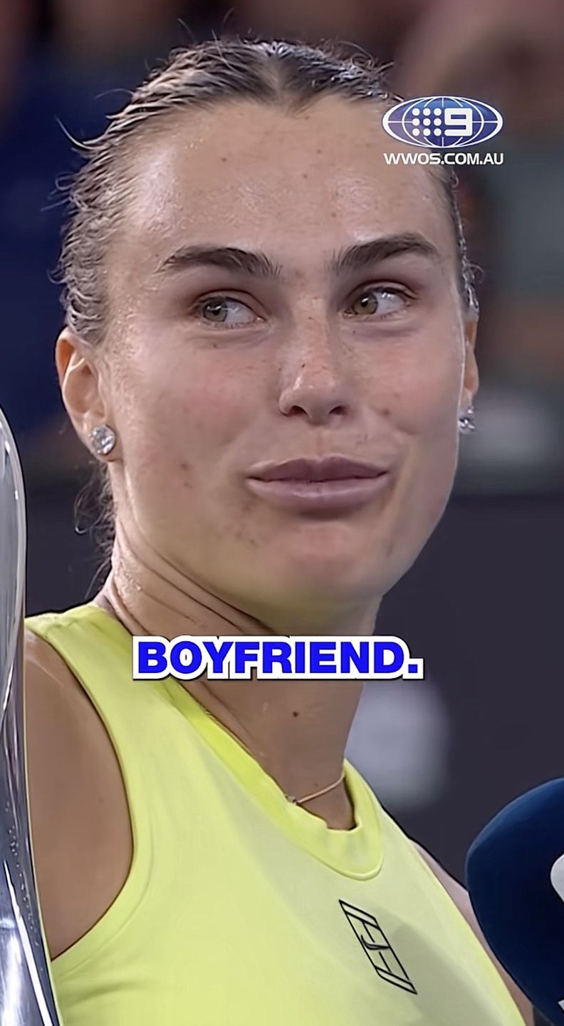 Aryna Sabalenka zawstydza swojego chłopaka