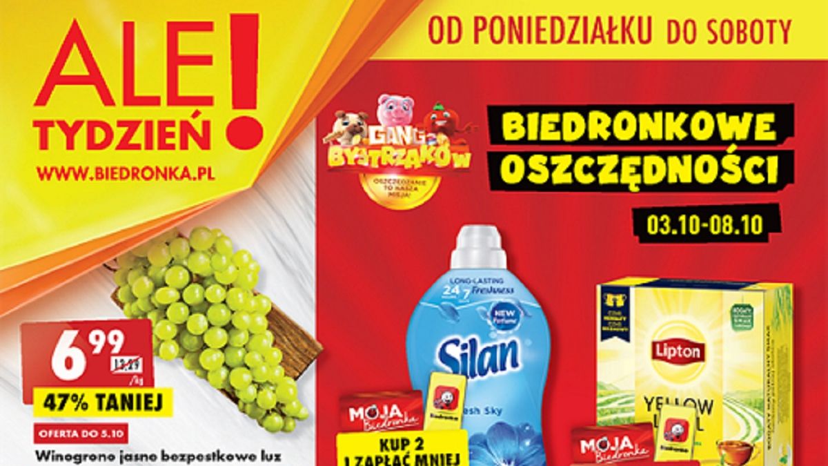 Biedronka gazetka od poniedziałku 10.10 22