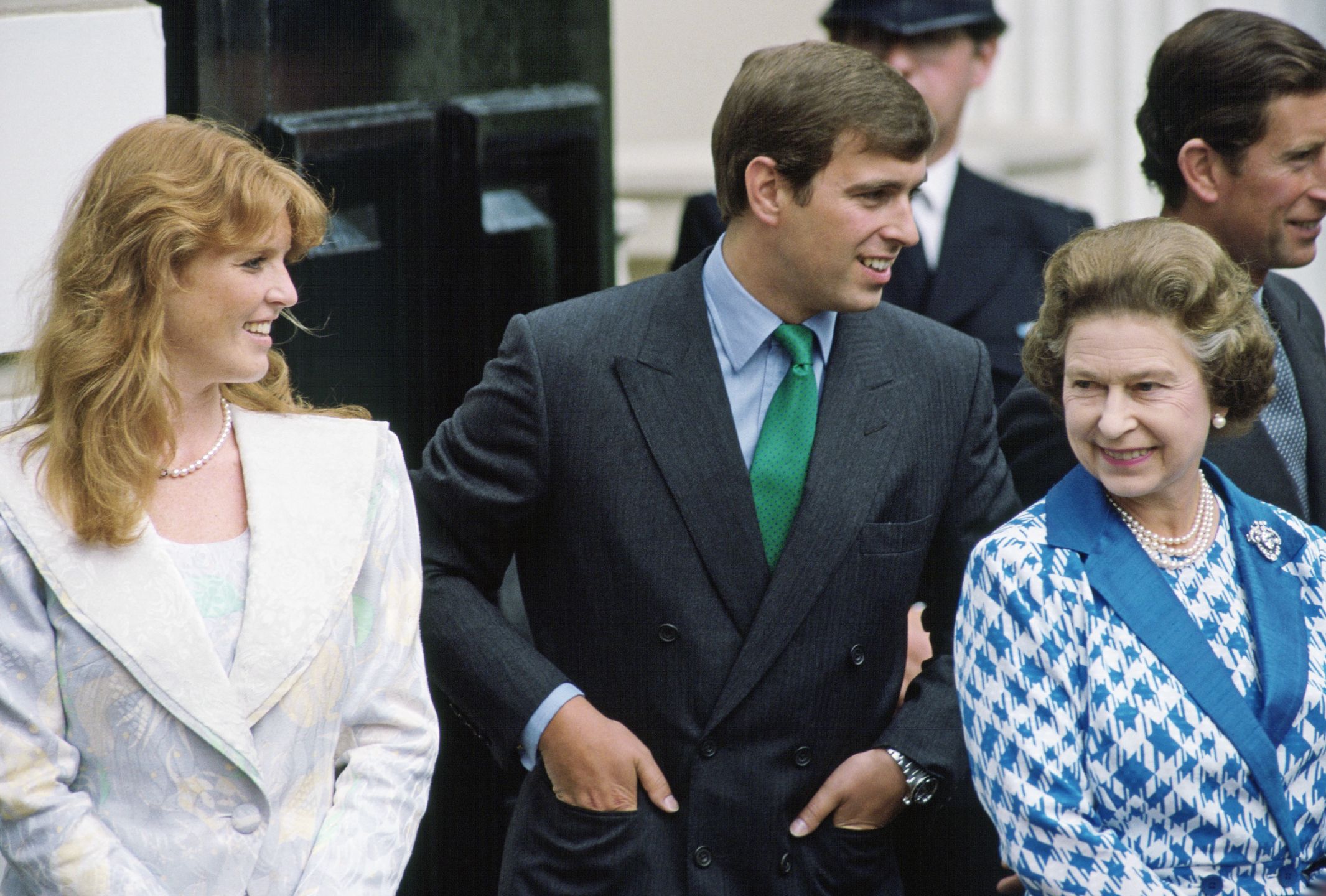 Sarah Ferguson, książę Andrzej i królowa Elżbieta