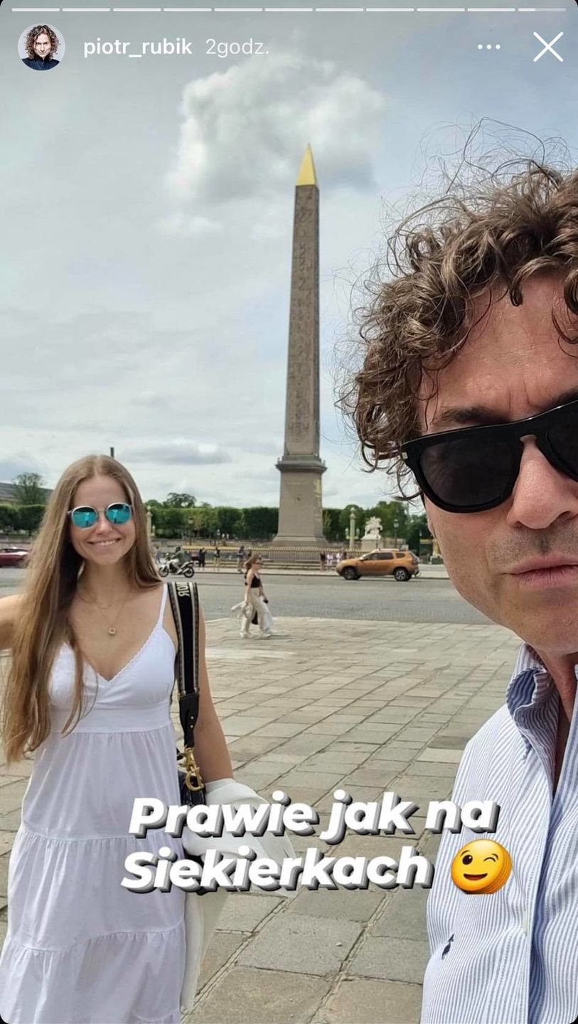 Piotr i Agata Rubikowie świętują 13. rocznicę ślubu w Paryżu