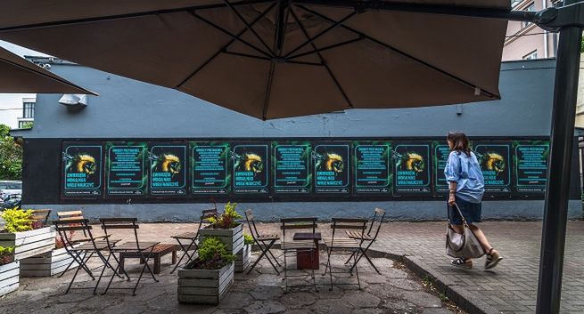TIER promuje się ekologicznym muralem