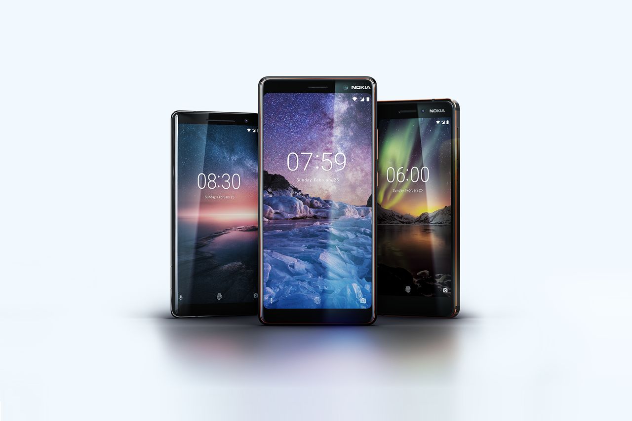 Dotychczasowe smartfony Nokii z serii Android One.