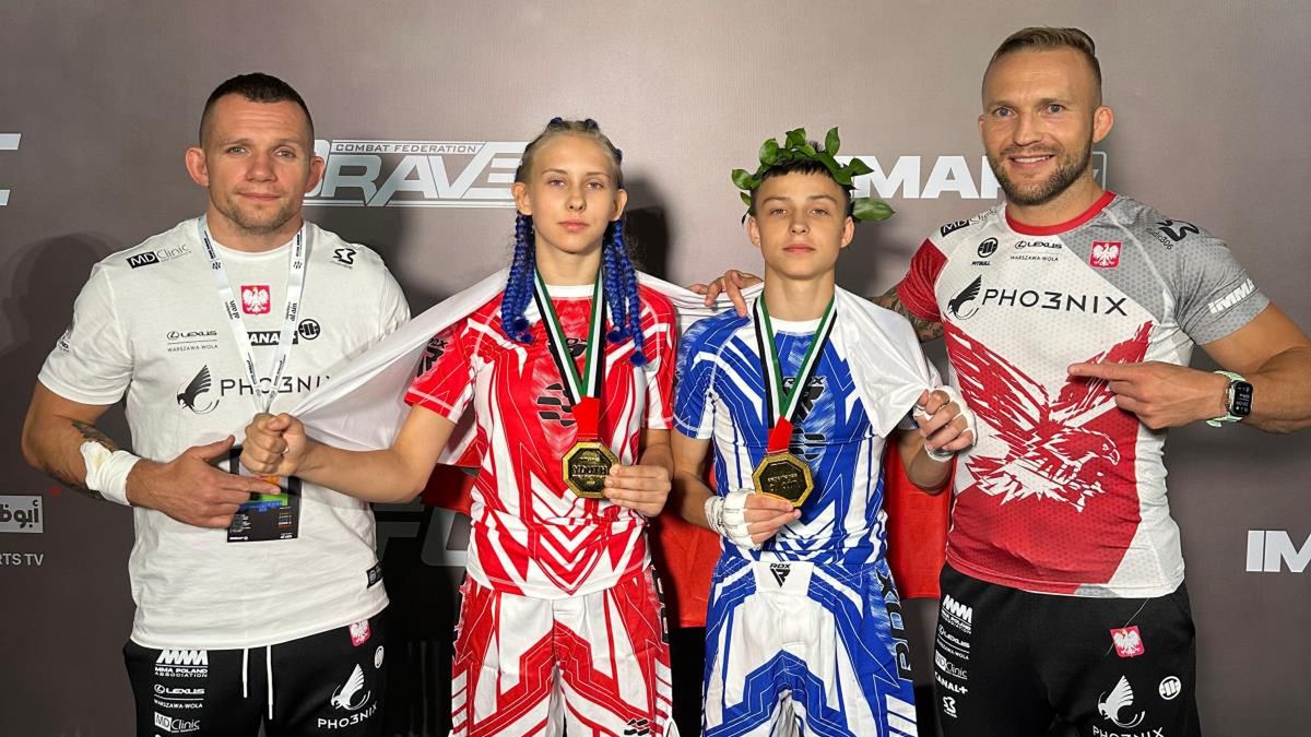 Materiały prasowe / Antoni Bawor i Julia Płaczkowska zdobyli złote medale Młodzieżowych Mistrzostw Świata MMA 2025