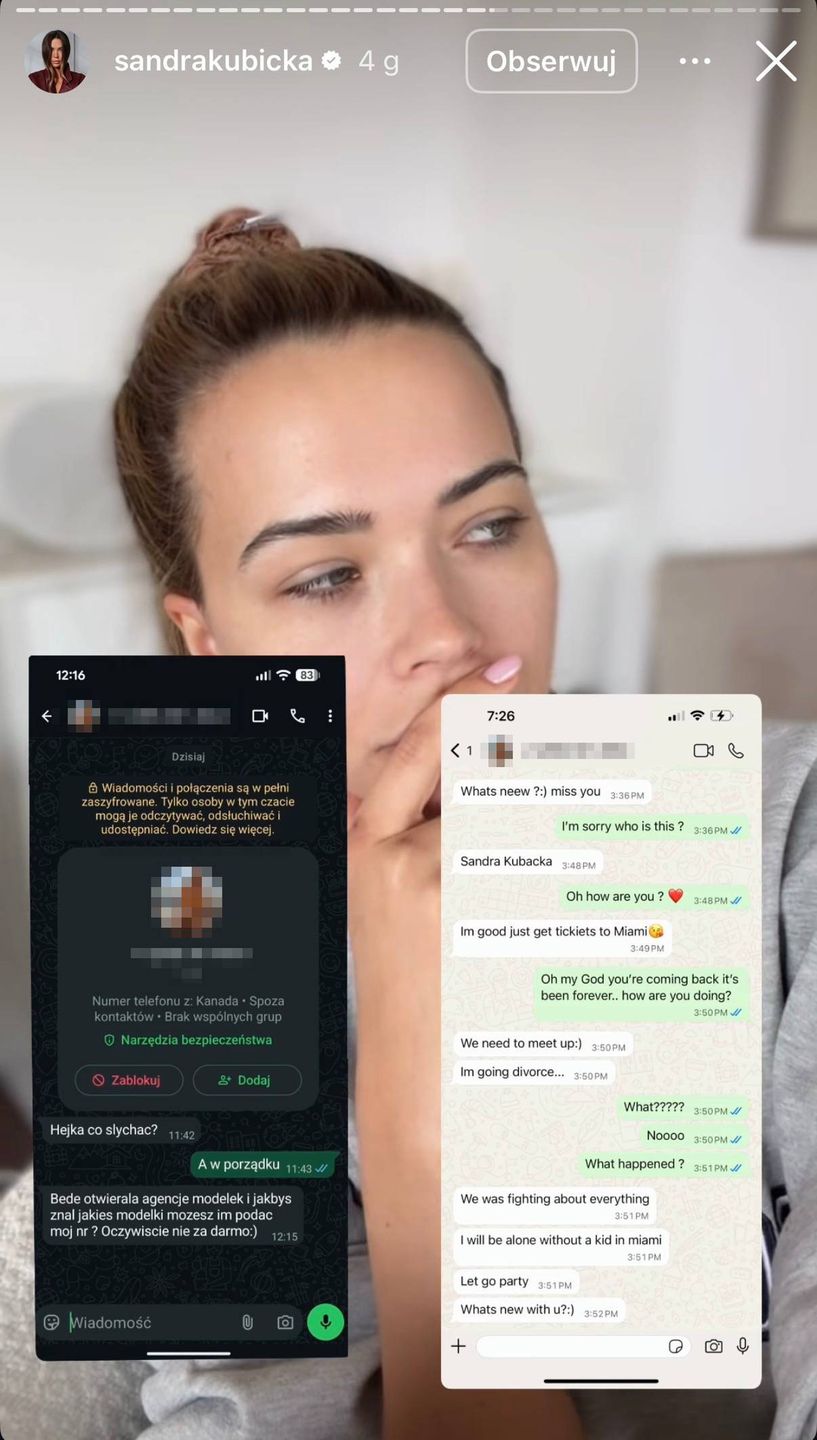 Sandra Kubicka padła ofiarą internetowych oszustów 