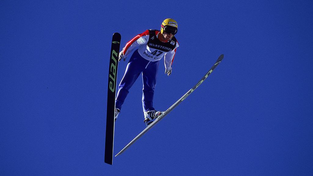 Jure Radelj jeszcze w czasie kariery skoczka narciarskiego