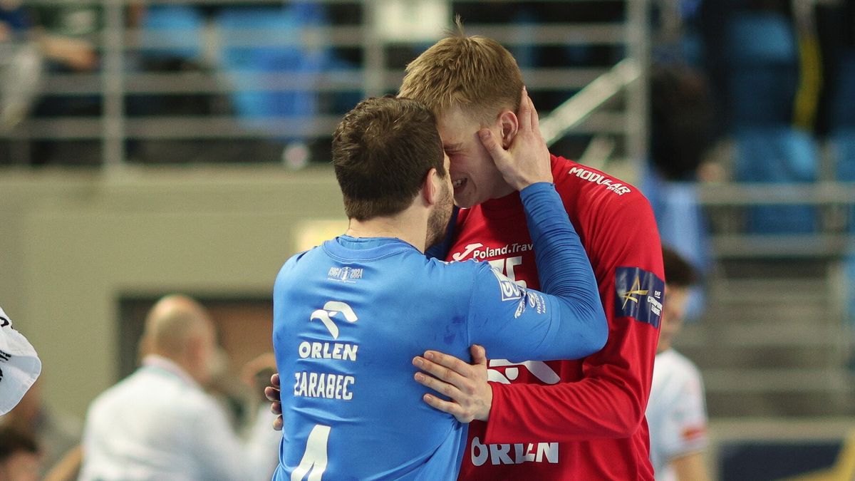 PAP / Szymon Łabiński / Na zdjęciu: Miha Zarabec i Marcel Jastrzębski