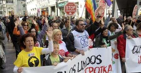 Wielkie manifestacje w Hiszpanii i Portugalii