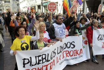 Wielkie manifestacje w Hiszpanii i Portugalii
