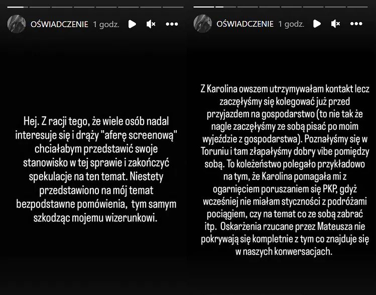 Oświadczenie Zuzy z "Rolnik szuka żony". Zarzuca Mateuszowi kłamstwo