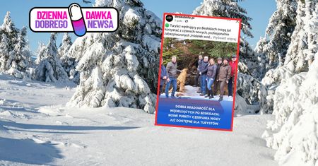 Woda dla turystów. Pojawiły się nowe źródełka w Beskidach
