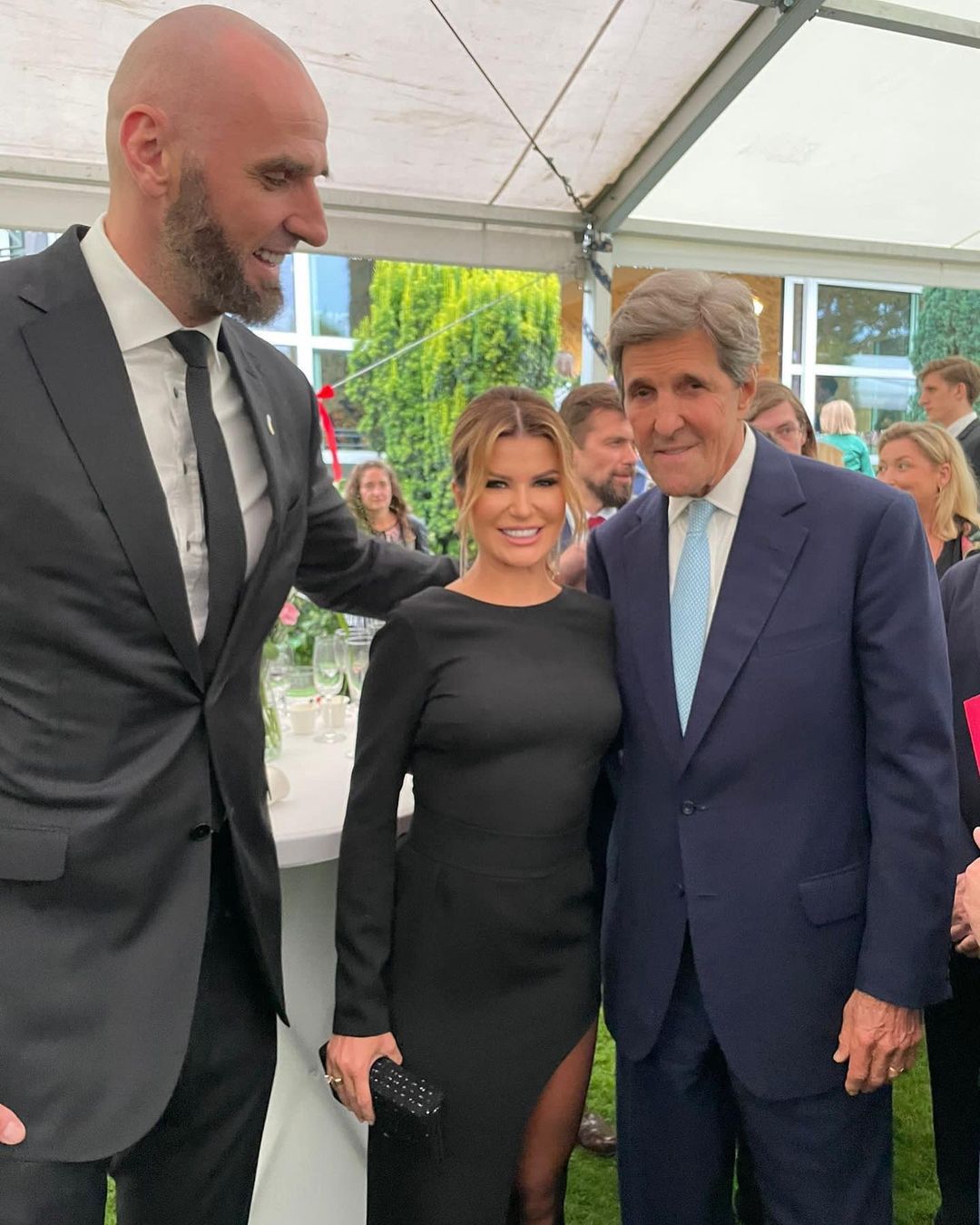 Żaneta Stanisławska, Marcin Gortat, John Kerry