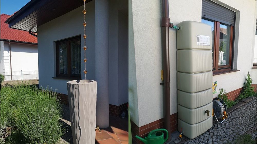 1200 litrów wody - tyle w ciągu 1,5 dnia opadów zbierają państwo Adam i Barbara Mostalczuk z Wrocławia.