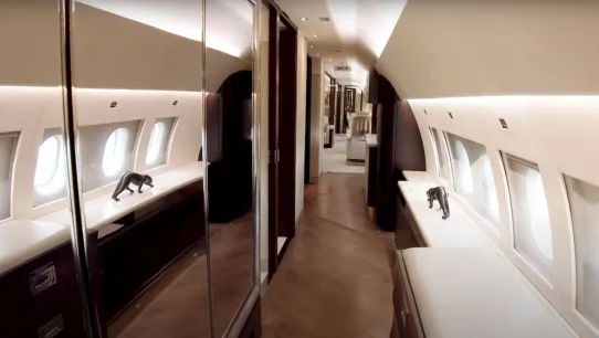 Tyson Fury's airplane