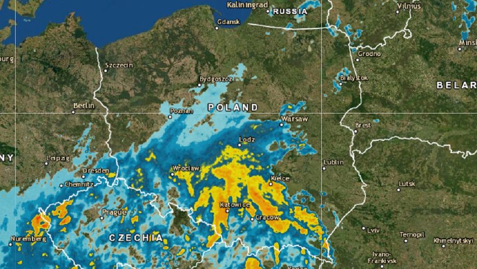 Sprawdź, gdzie jest burza dziś