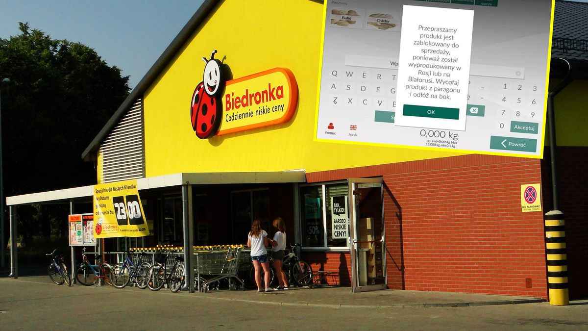 Na ekranach kas samoobsługowych w Biedronkach pojawiły się nowe komunikaty 