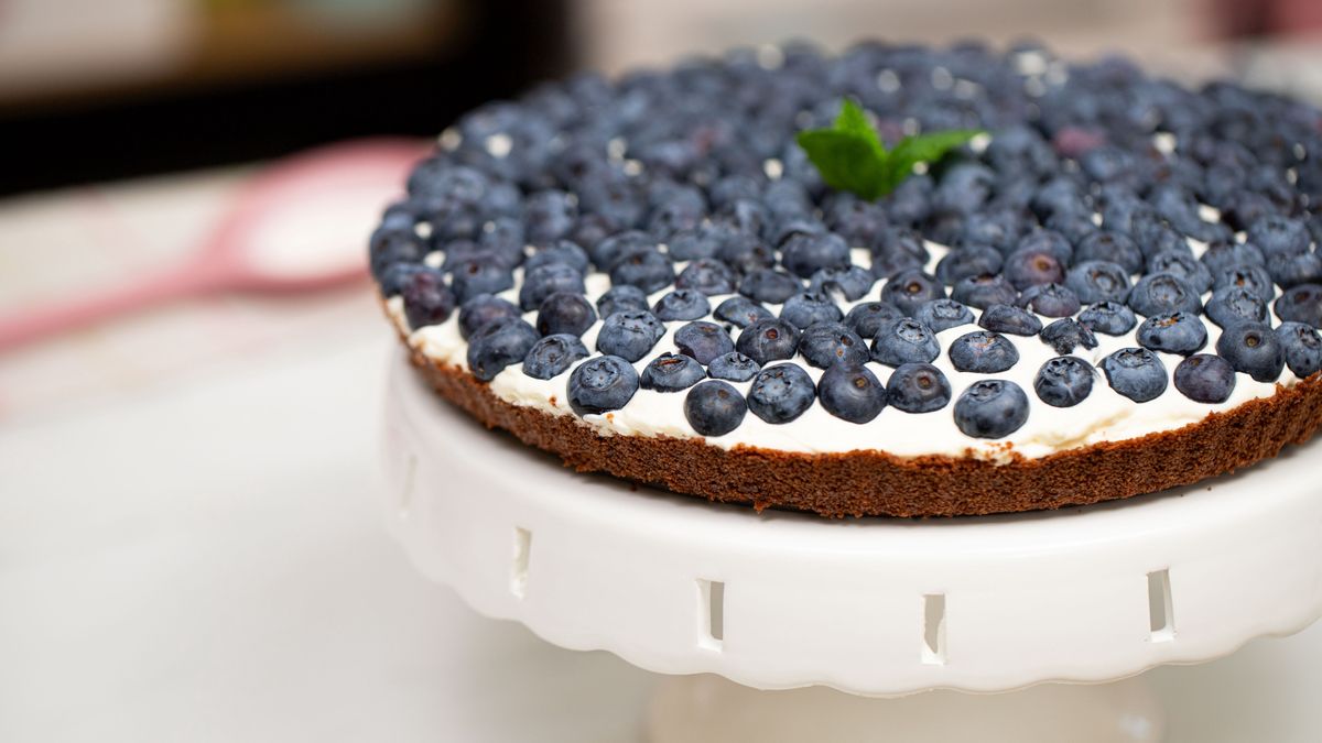 Tarta z borówkami- Pyszności