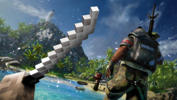 Twórcy Far Cry 3 tak bardzo kochają Minecrafta, że stworzyli moda inspirowanego własną grą