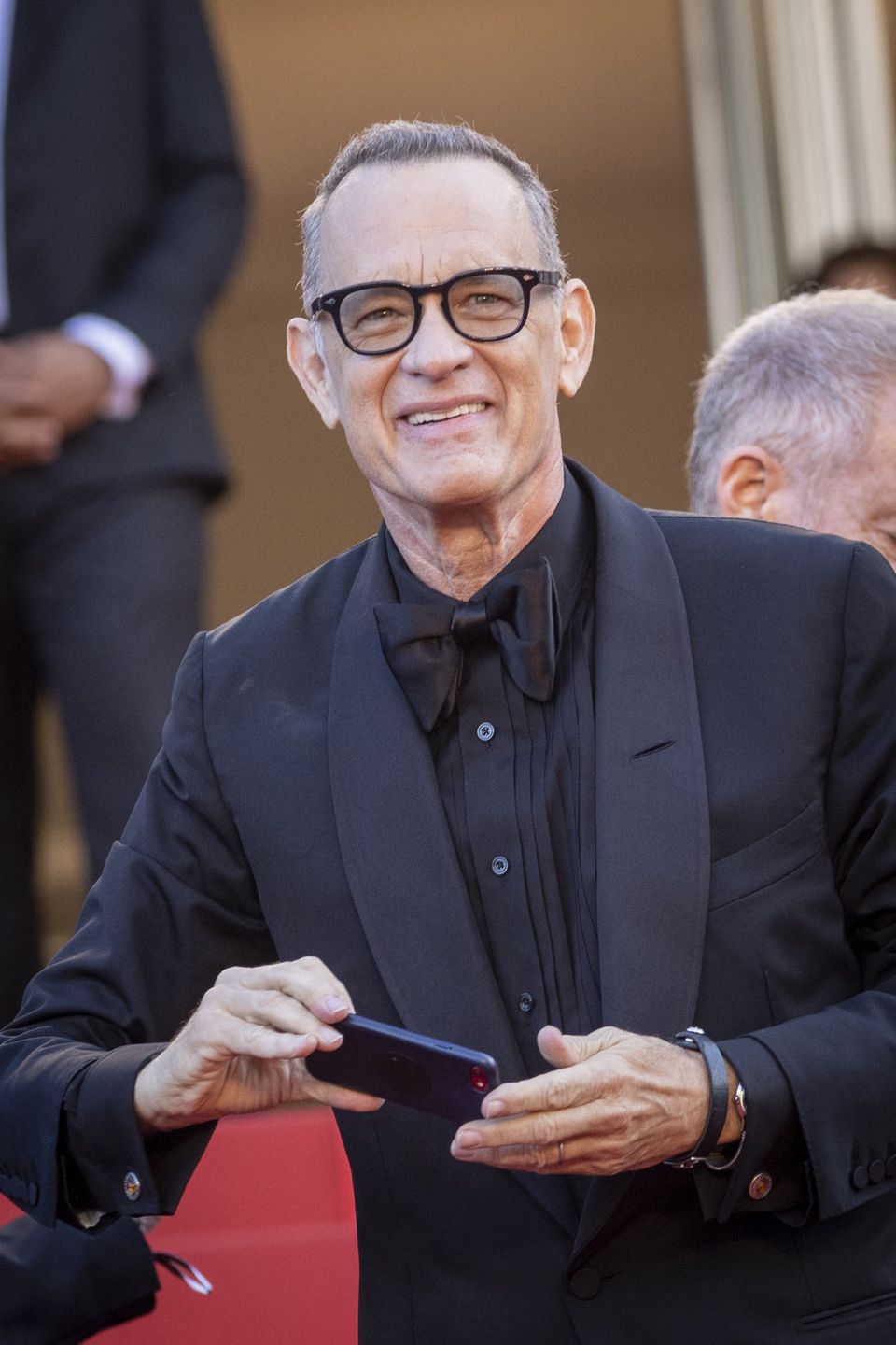 Tom Hanks na premierze filmu "Elvis"  w Cannes 2022
